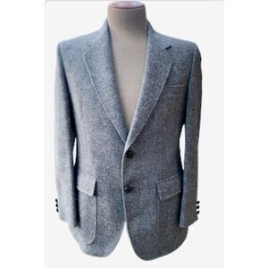 Adams Row 100% Pure Wool Men’s 2 Btn. Sport Coat 38S Slate Blue